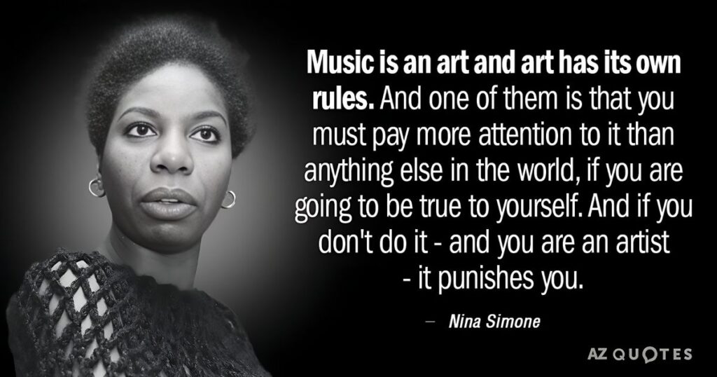 Nina Simone Standing Up to Racism 